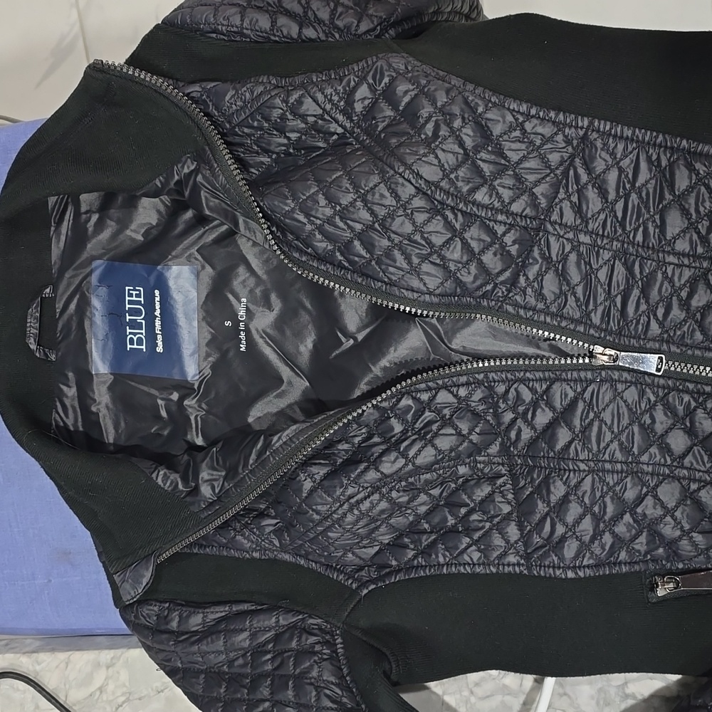 Quilted black jacket
